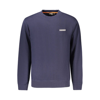 Napapijri Blue Cotton Men Sweater