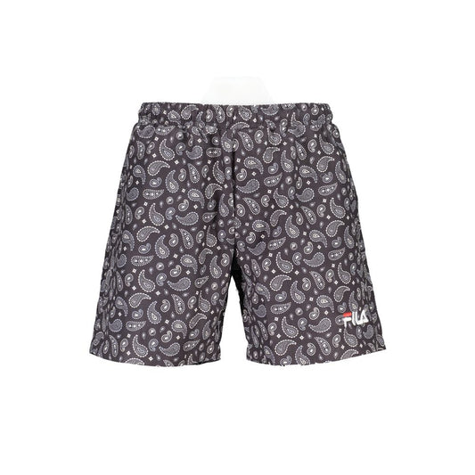 Fila Black Polyester Shorts