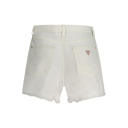 Guess Jeans White Cotton Women's Short