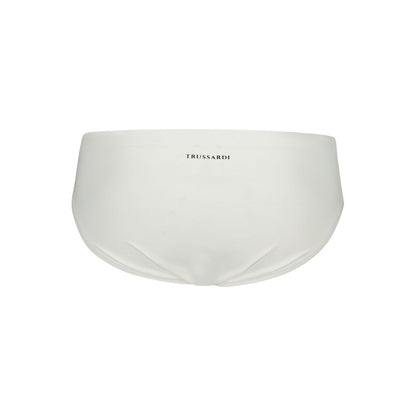 Trussardi Bianco Poliammide Men Swim Brief