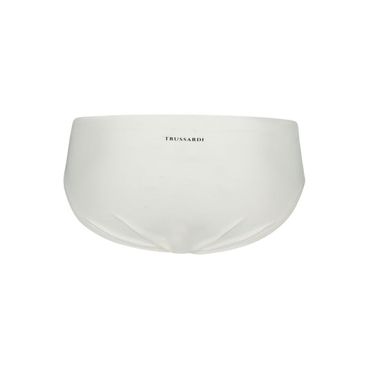 Trussardi Bianco Poliammide Men Swim Brief