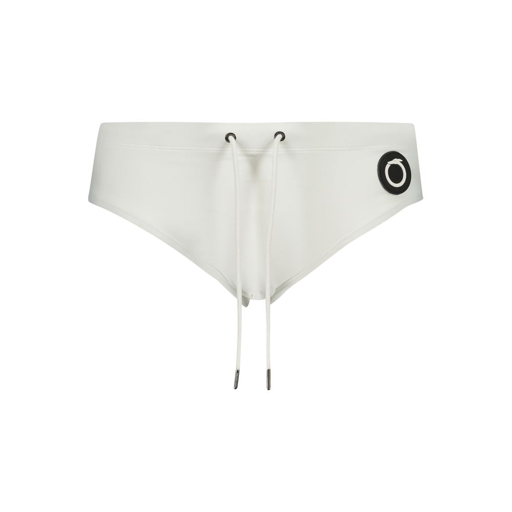 Trussardi White Polyamide Men's Swim Briefs