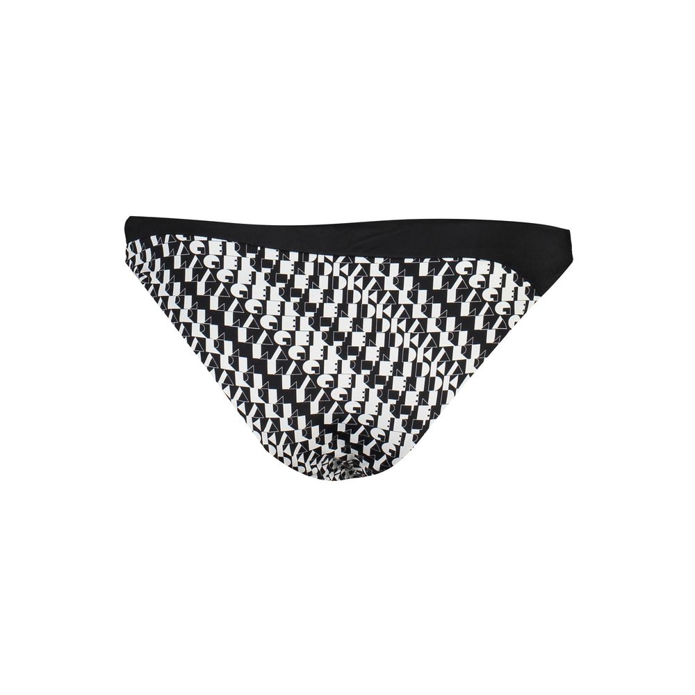 Karl Lagerfeld Black Elastane Swim Briefs