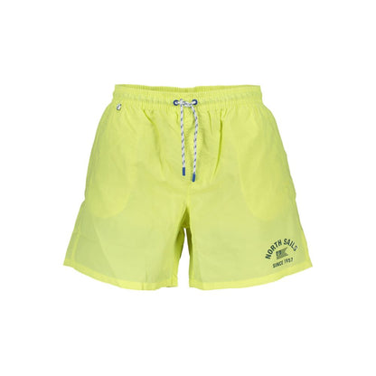 North Sails Giallo Polyester Men's Swim Short