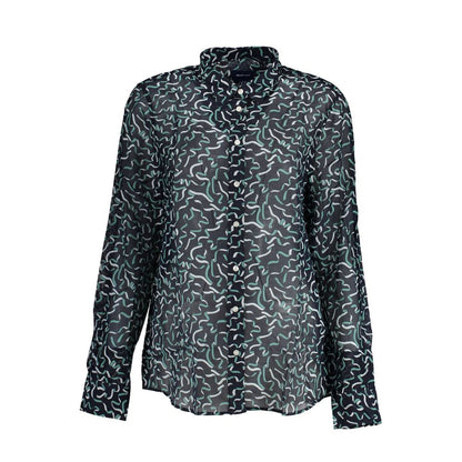 Gant Blu Cotton Women Shirt