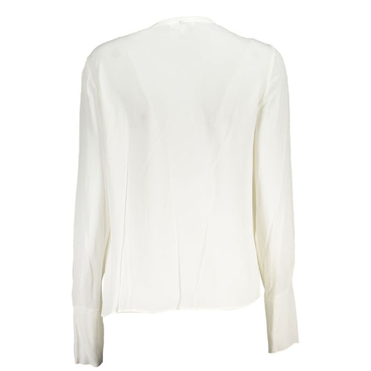 Patrizia Pepe Bianco Viscosa Women Blouse