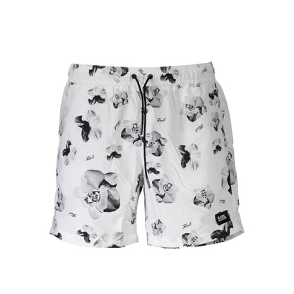 Karl Lagerfeld White Polyester Men's Swim Boxer