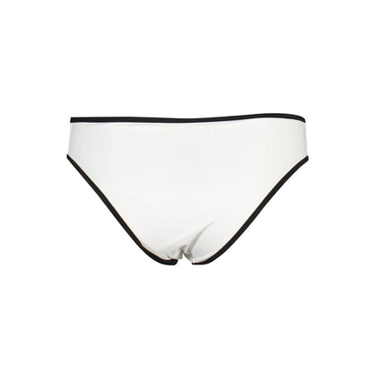 Karl Lagerfeld White Poliammide Women Swim Brief