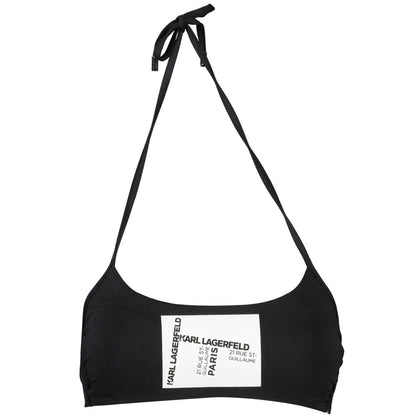 Karl Lagerfeld Black Polyamide Women Swimsuit