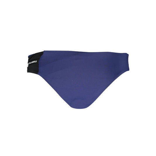 Karl Lagerfeld Blue Polyamide Women's Swim Brief