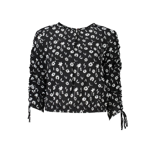 Desigual Schwarzes Viskosehemd