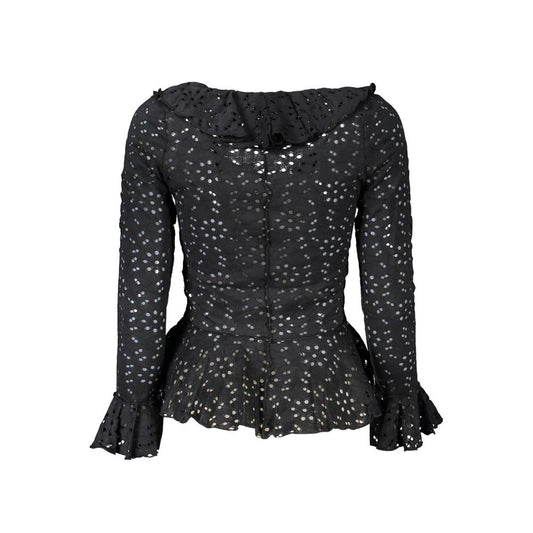 Desigual Schwarzes Baumwollhemd