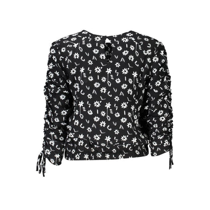Desigual Schwarzes Viskosehemd