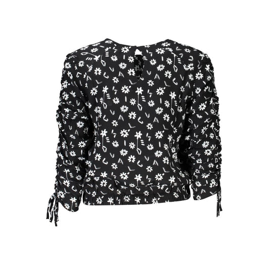 Desigual Schwarzes Viskosehemd
