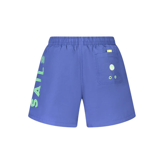 North Sails Blu Nylon Men's Swim Boxer
