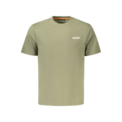 Napapijri Green Cotton Men T-Shirt