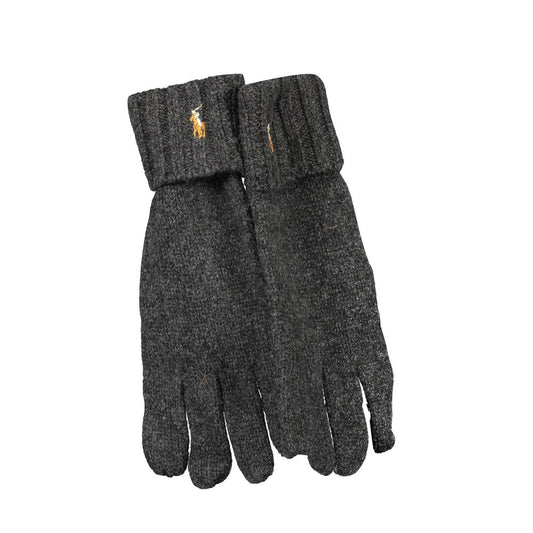 Ralph Lauren Grigio Wool Men Glove
