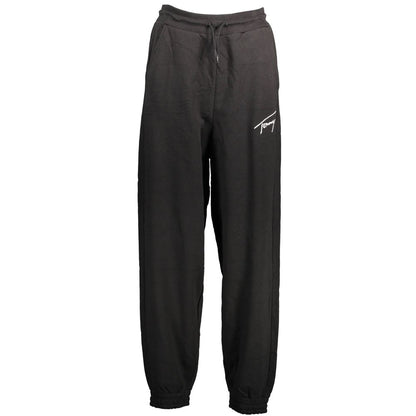 Tommy Hilfiger Schwarze Baumwollhose