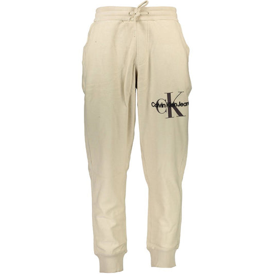 Calvin Klein Beige Baumwollhose