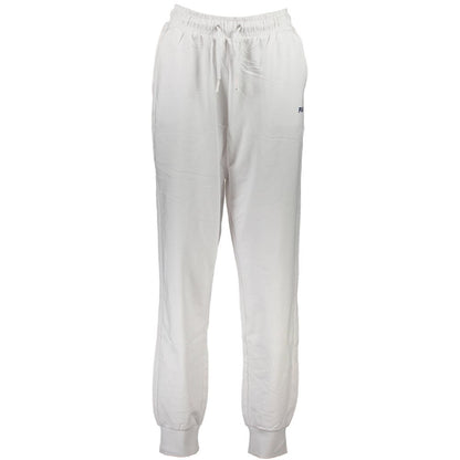 Fila White Cotton Women's Track Pant