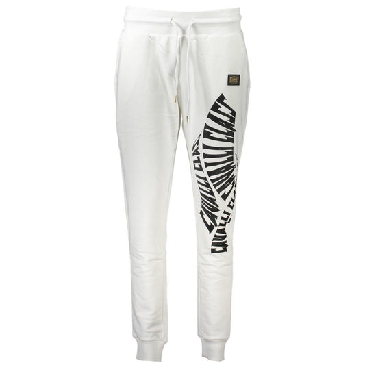 Cavalli Class Bianco Cotton Women's Jogger