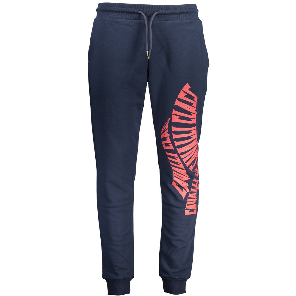 Cavalli Class Blue Cotton Joggers (Workout Pants)
