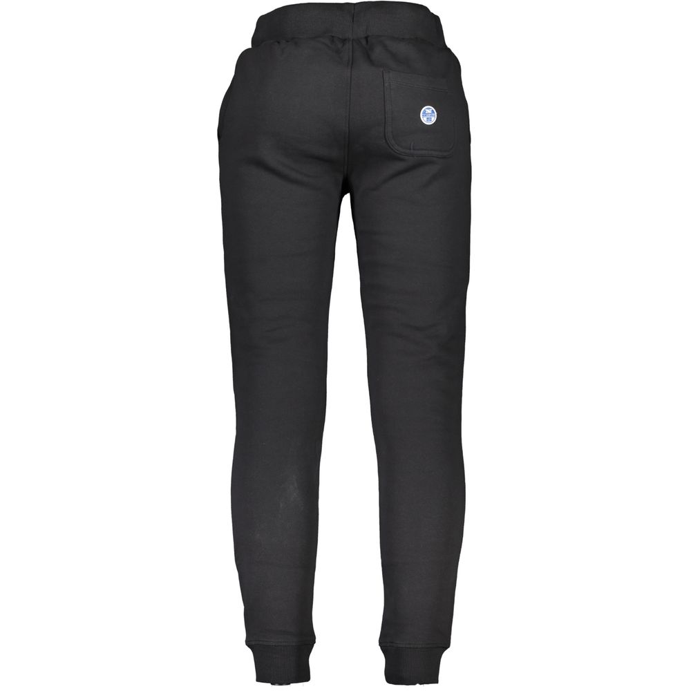 North Sails Black Cotton Men Sweatpants