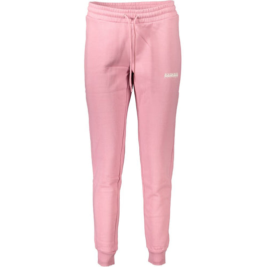 Napapijri Pink Cotton Women's Sweatpant