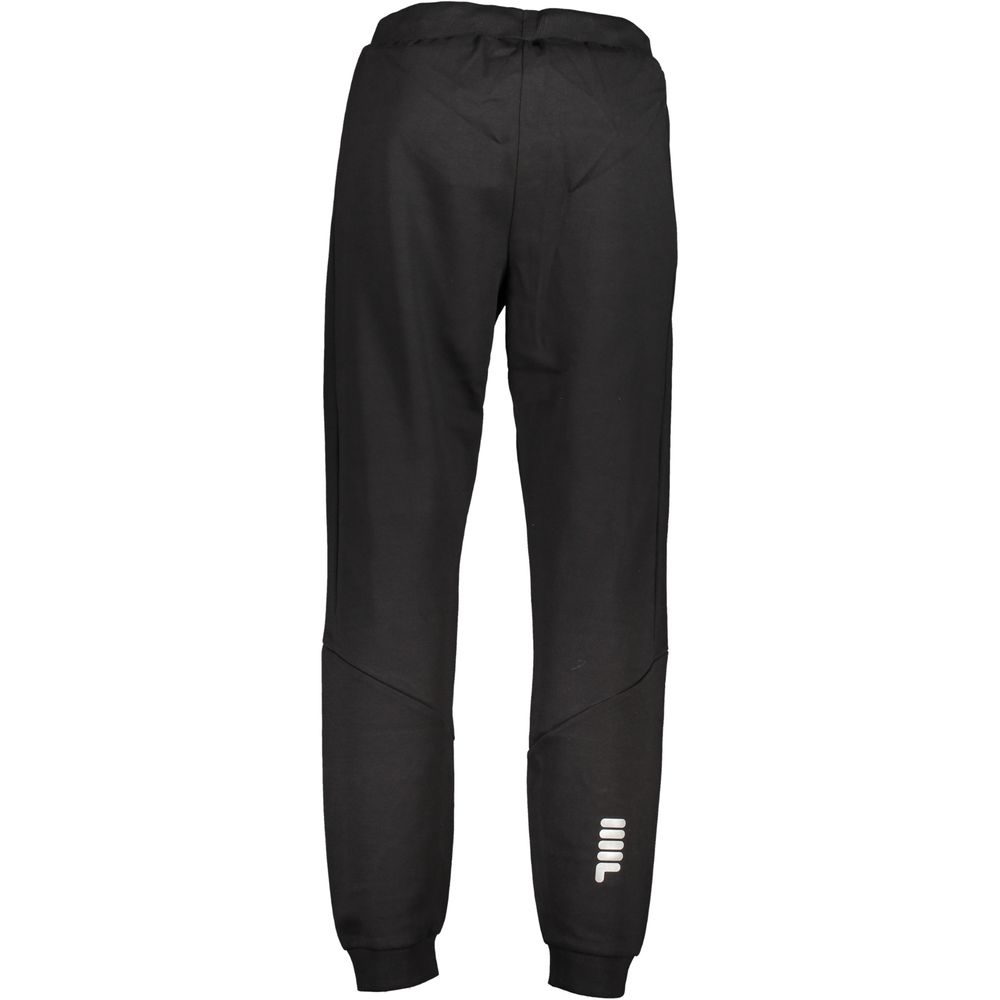 Fila Black Cotton Joggers (Workout Pants)