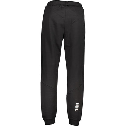 Fila Black Cotton Joggers (Workout Pants)