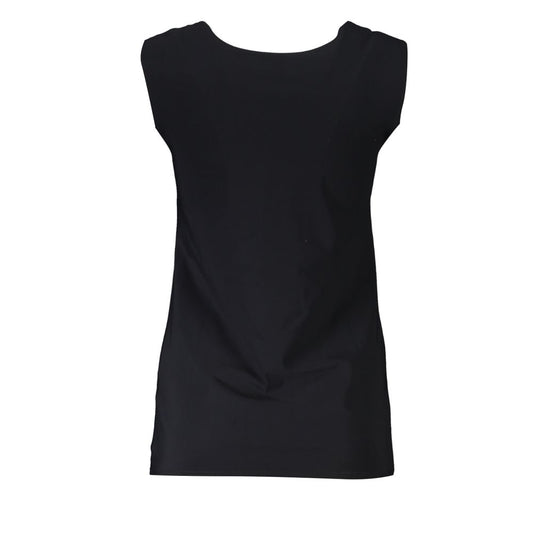 Patrizia Pepe Black Elastane Tank Tops