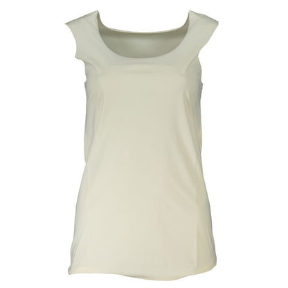 Patrizia Pepe White Elastane Tank Tops
