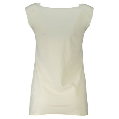 Patrizia Pepe White Elastane Tank Tops
