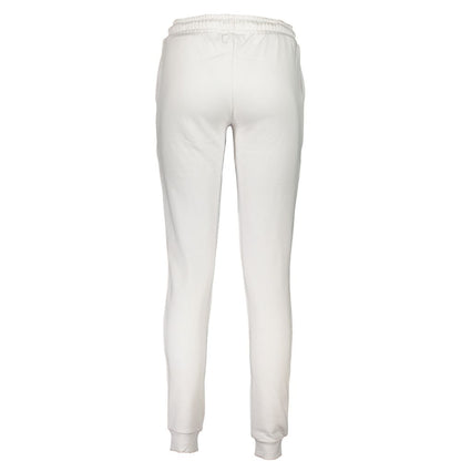 Cavalli Class White Cotton Women's Sweatpant