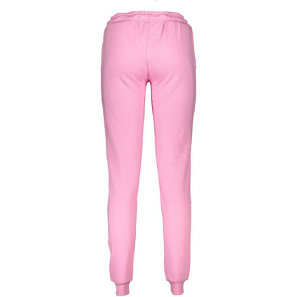 Cavalli Class Rose Cotton Women's Track Pant