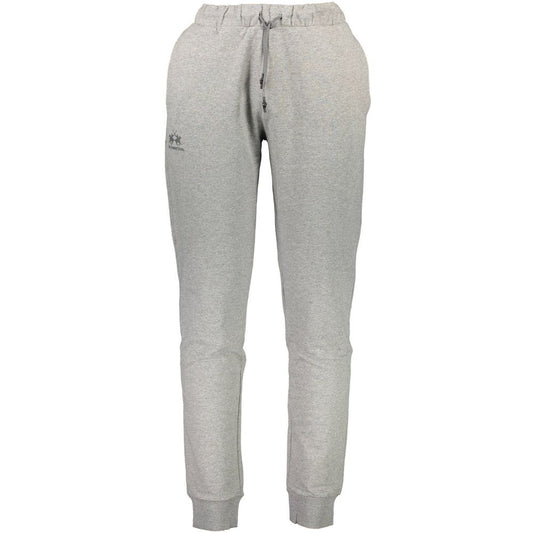 La Martina Gray Cotton Men's Sweatpant