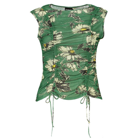 Desigual Grünes Polyester-Tank-Top
