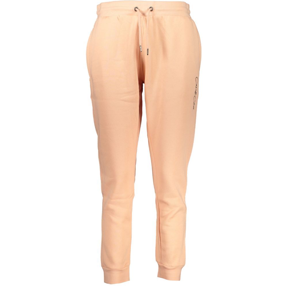 Cavalli Class Pink Cotton Athletic Pants