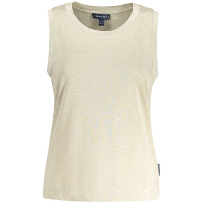 North Sails Beige Modal Women Tank Top