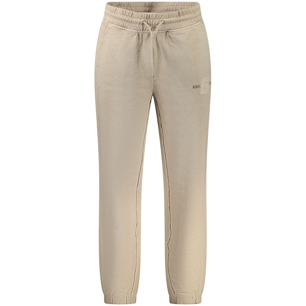Guess Jeans Beige Cotton Men's Sweatpants