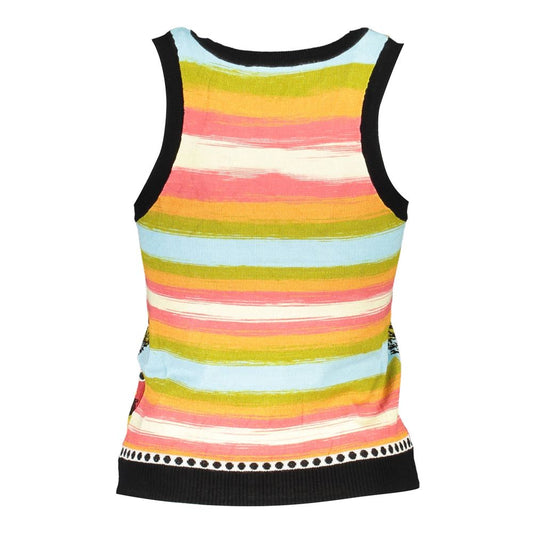 Desigual Schwarzes Baumwoll-Tank-Top