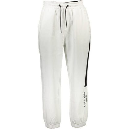 Calvin Klein Weiße Baumwollhose