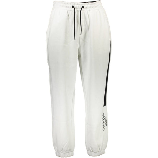 Calvin Klein Weiße Baumwollhose
