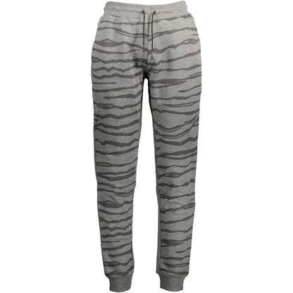 Cavalli Class Grey Cotton Men's Sweatpants