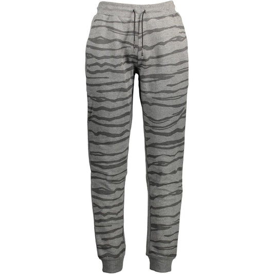 Cavalli Class Grey Cotton Men's Sweatpants