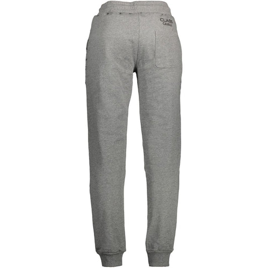Cavalli Class Grey Cotton Men's Sweatpants