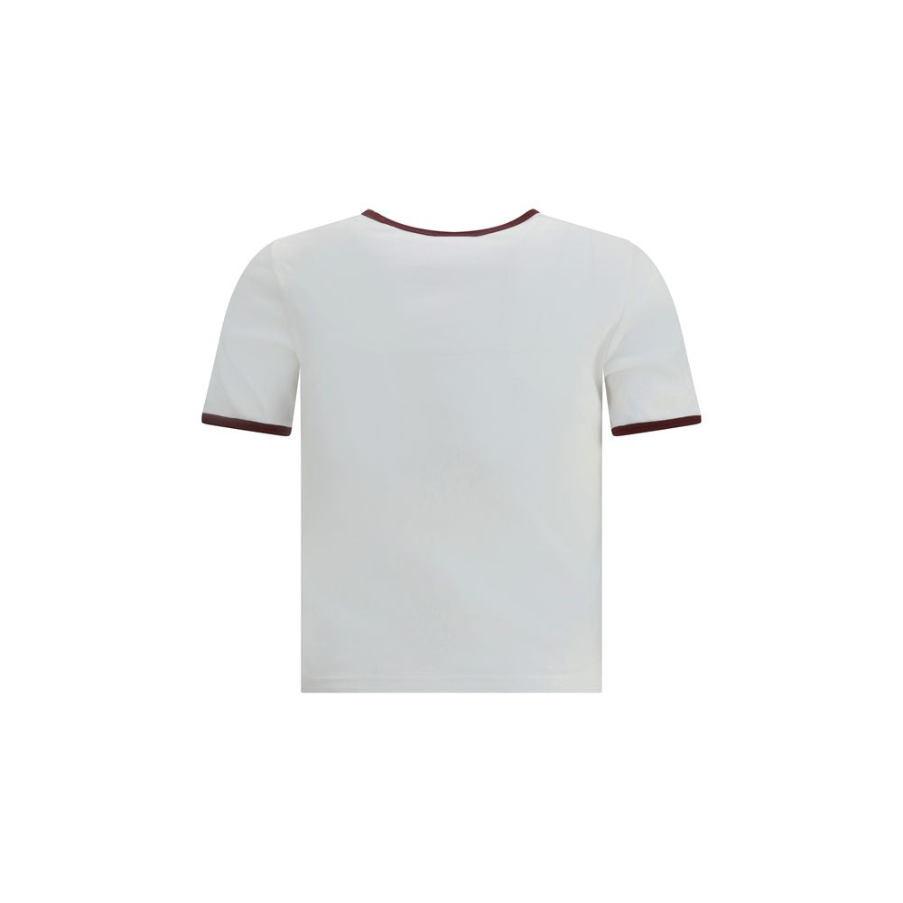Courrèges White Cotton T-Shirt