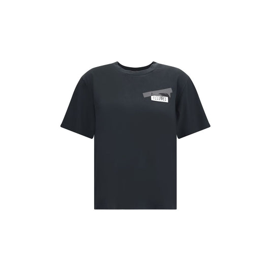MM6 Black Cotton T-Shirt