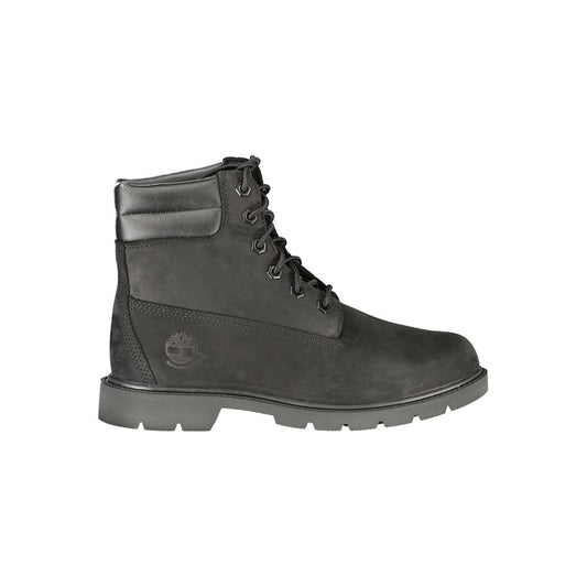 Timberland Nero Leather Women Ankle Boot