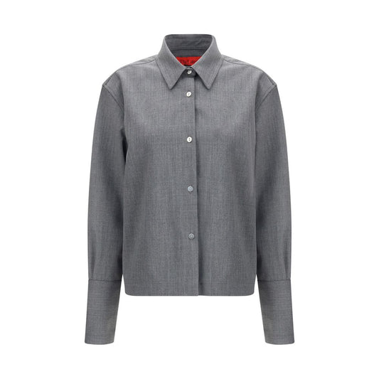 The Latest Gray Denim Shirt